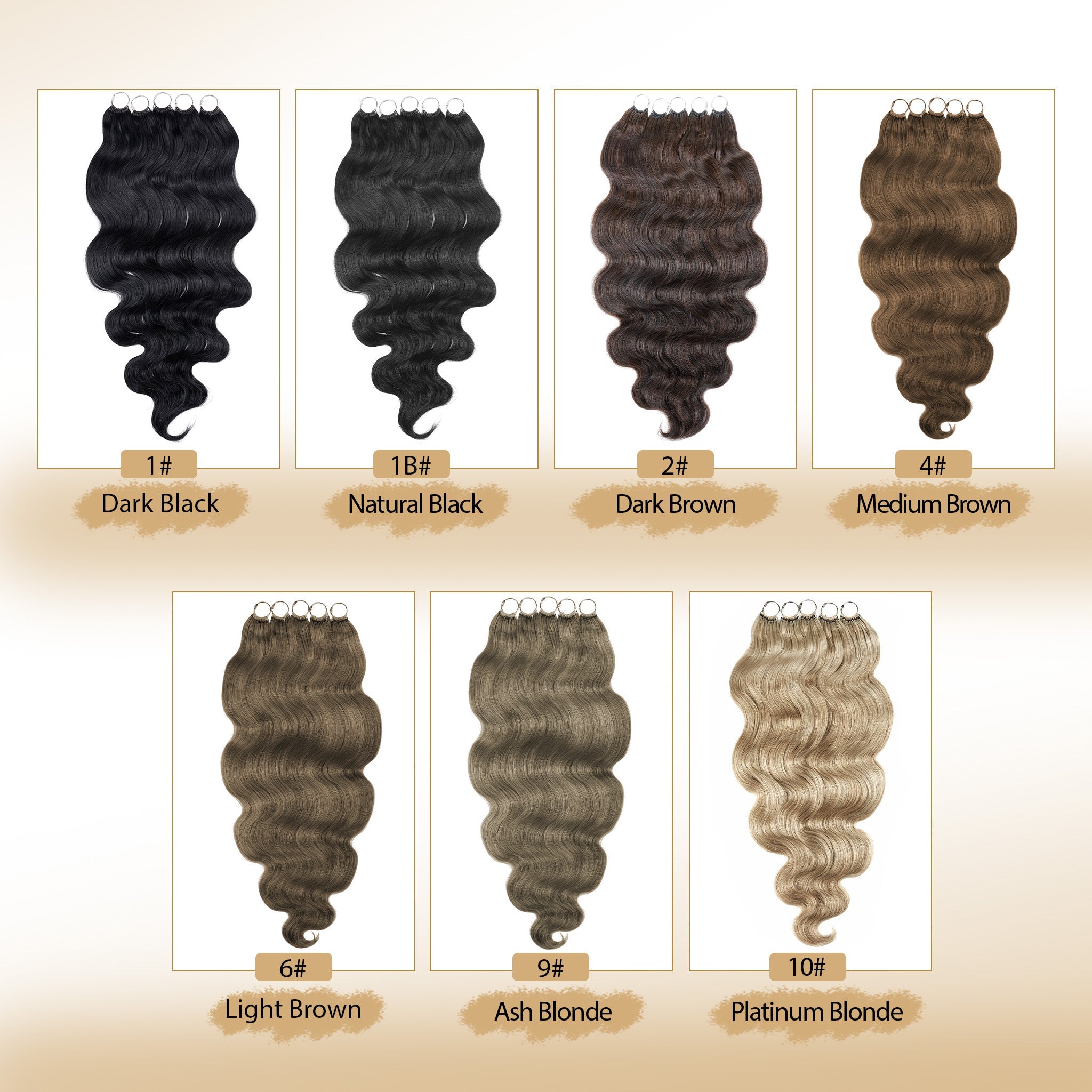 شعر مموج ناعم