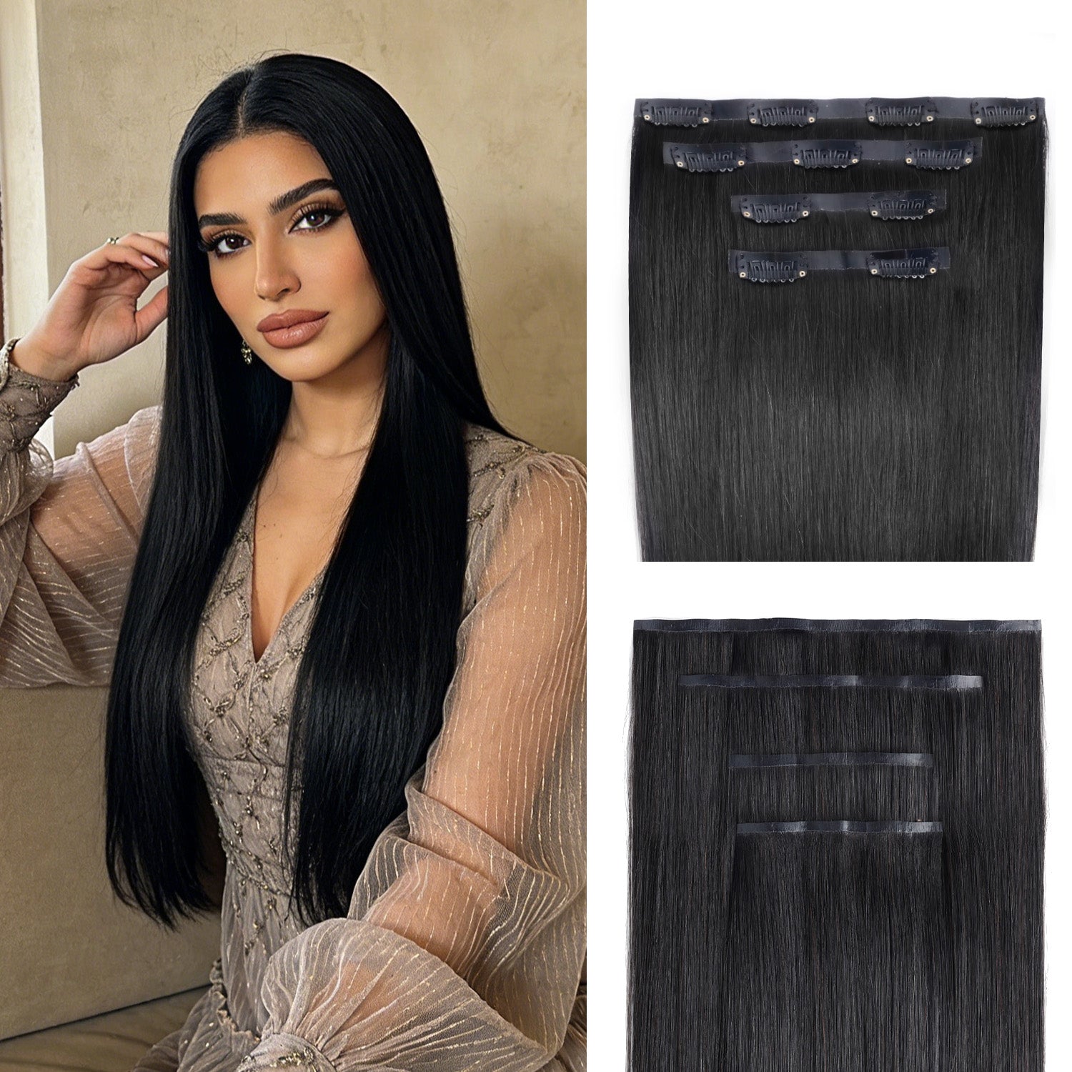 وصلات الشعر اللاصقة