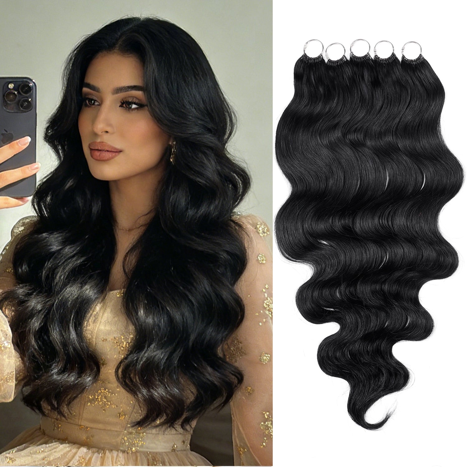 شعر مموج ناعم