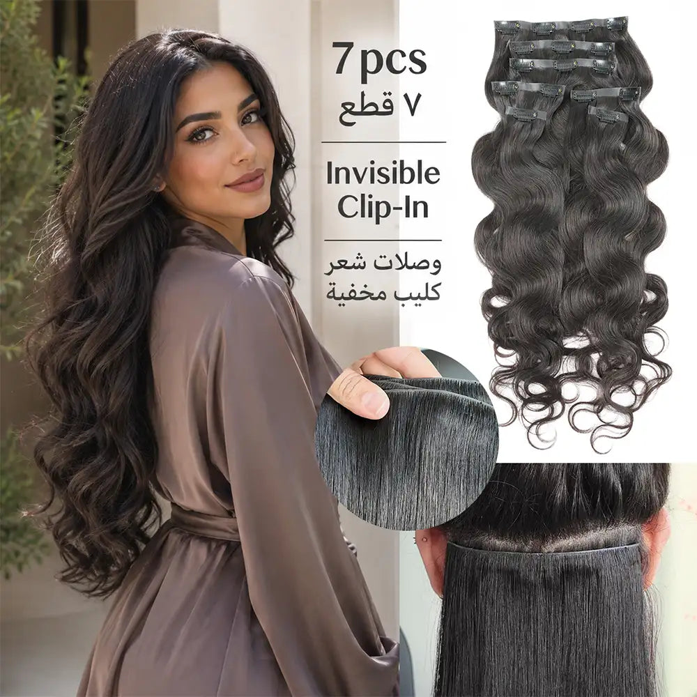 RICH COCO Invisible Clip-in Hair Extension