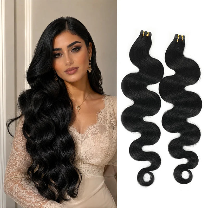 RICH COCO Mini Sticker Hair Extension| High Quality & Remy Hair